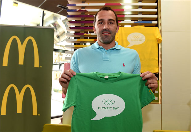 Живко Гоcић промотер Олимпијског дана у Хајд парку