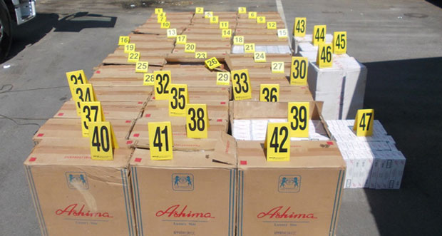 Нови Сад: Заплењено 69.396 паклица цигарета 