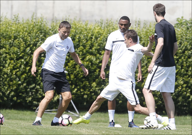 Фудбалери Партизана стигли на Златибор