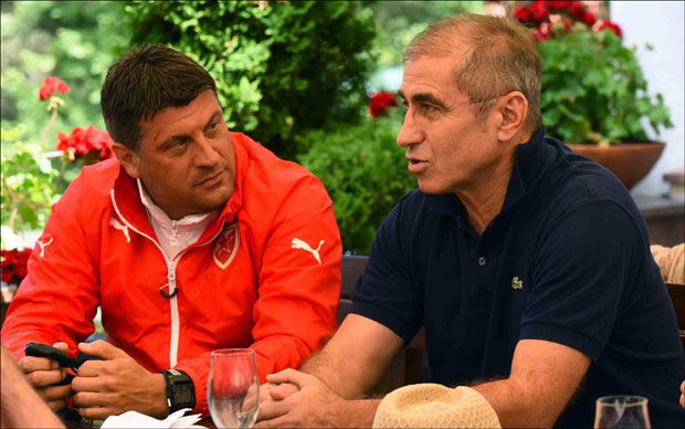 Бошко Ђуровски у посети Звезди