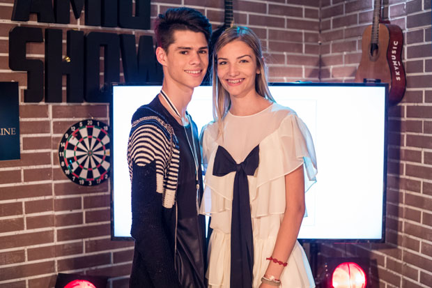 Давид и Александра у Милану