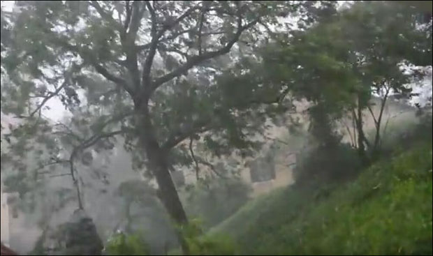 НЕВРЕМЕ ПОГОДИЛО РЕГИОН: Олуја чупала дрвеће, град величине лешника блокирани путеве (ВИДЕО)