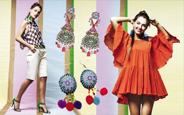 Минђуше јарких боја