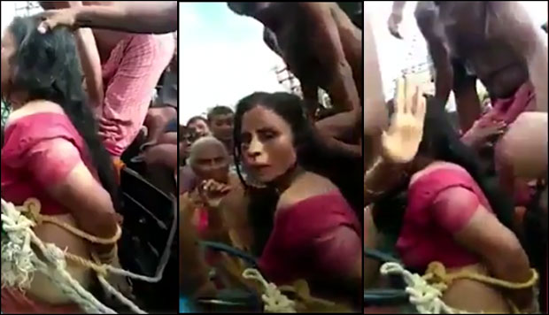 ДИВЉАЧКИ: Руља линчовала ментално заосталу жену (ВИДЕО)