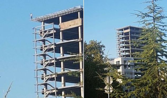 Нови Сад: Полиција убедила младића да сиђе са врха 13-спратнице