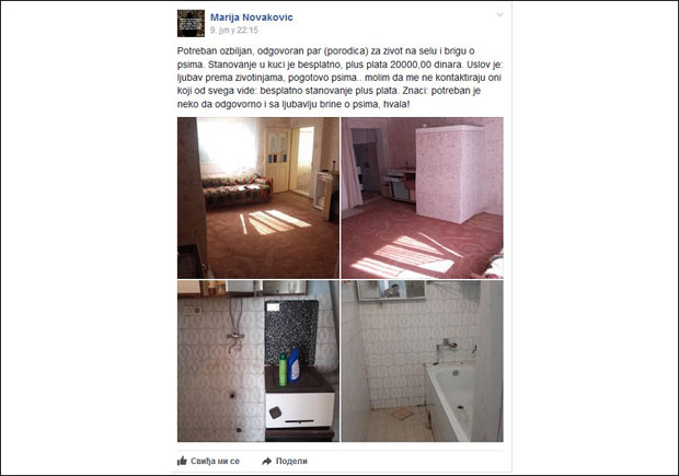 КУЋА И ПЛАТА ЗА ЏАБЕ: Породица добила кров над главом у Војводини зато што воле псе