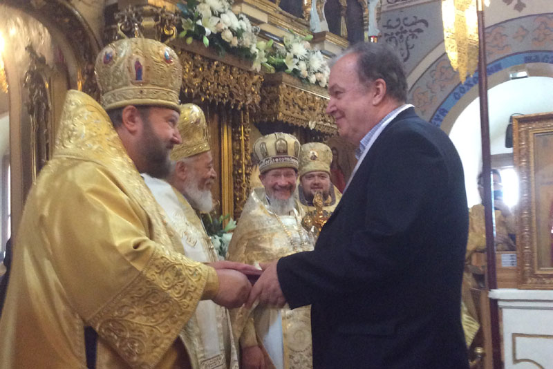 СПЦ ОДЛИКОВАЛА НАШЕГ ДОПИСНИКА ИЗ МОСКВЕ: Орден Бранку Влаховићу