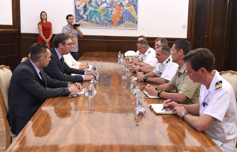 Скапароти са Вучићем о сарадњи Србије и НАТО-а, а са Дачићем о региону и безбедносним изазвовима