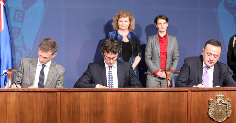 Влада Србије и Рио Тинто потписали меморандум о пројекту Јадар