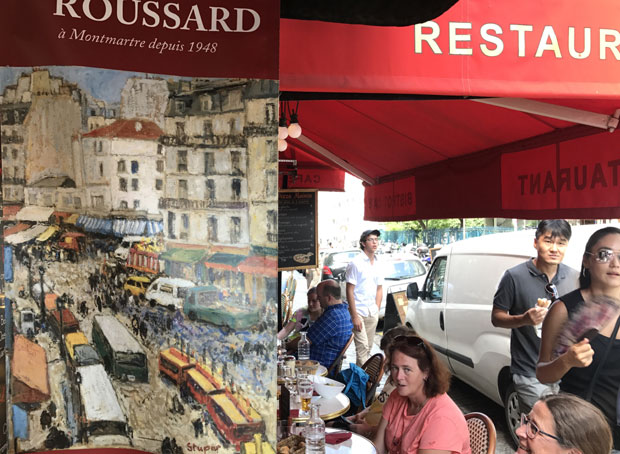 Летње жеге на Монмартру