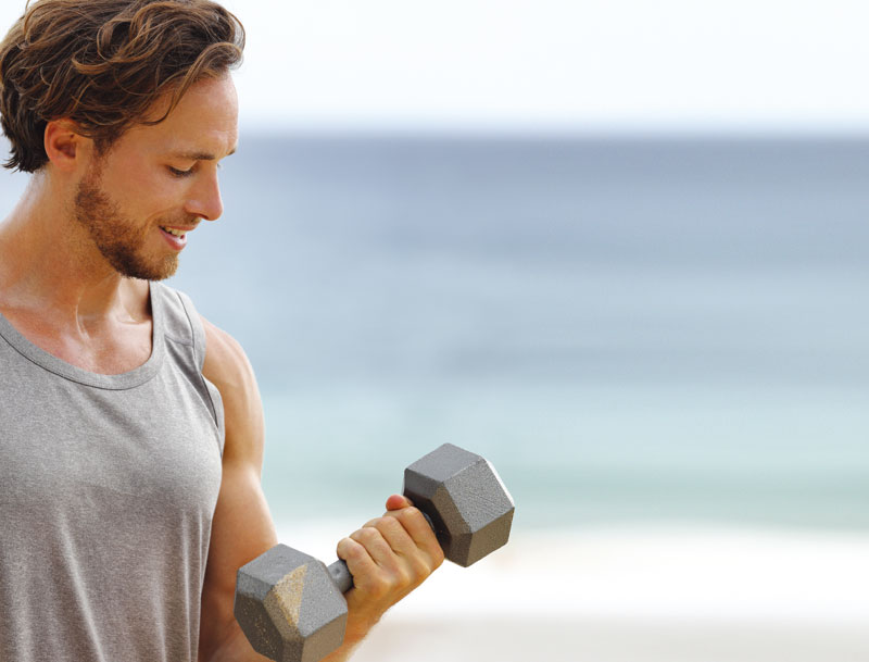 Теретана на плажи