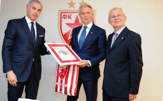 Генерални директор „Гаспром њефта“: Намеравамо да продужимо сарадњу са Црвеном звездом