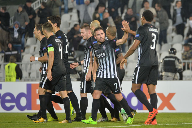 УЕФА ХВАЛИ ПАРТИЗАН: Црно-бели беспрекорно организовали утакмицу против Скендербега