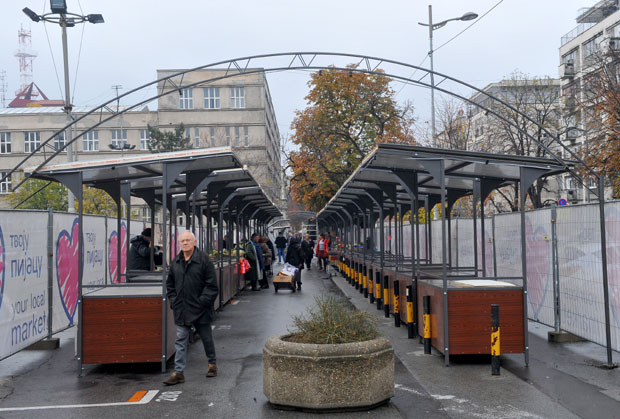 Рушење Палилулске пијаце: Тезге у Илије Гарашанина