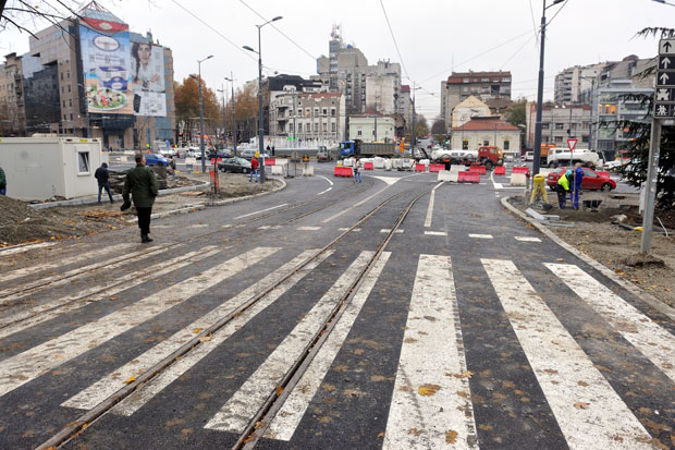 Финиш обнове Славије: Уцртани и пешачки прелази 