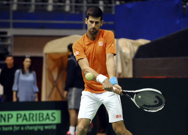 Новак почео припреме