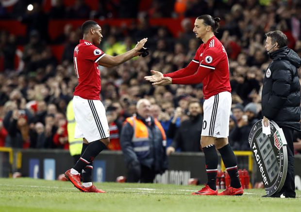 Јунајтед убедљивим тријумфом обележио повратак Погбе и Ибрахимовића на терен