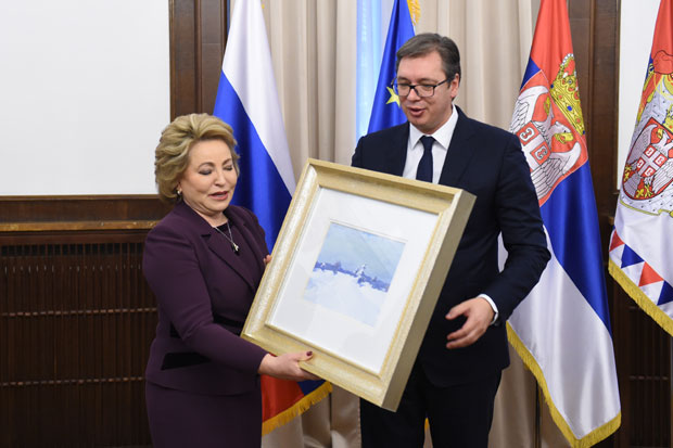 Вучић са Матвијенко: Србија за даље продубљивање односа са Русијом