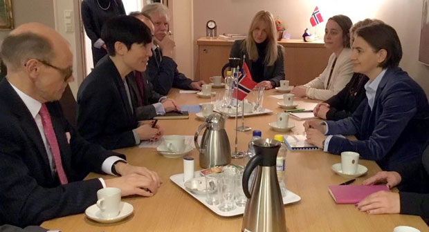 Брнабић: Значајна подршка и искуства Норвешке