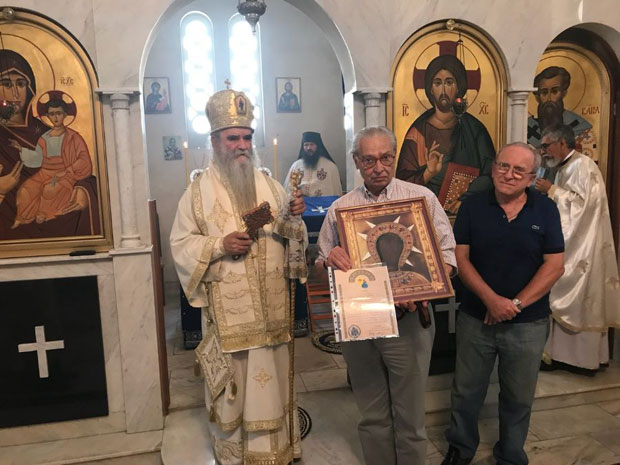  Митрополит Амфилохије одликовао др Хорација Бола за превод Шестоднева на шпански