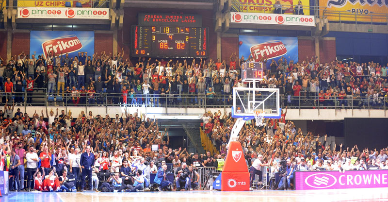 Пресек посећености после девет одиграних кола: Звезда седма у Евролиги