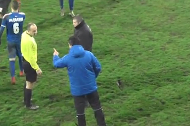 ТРЕНЕР РАДНИКА ГРМЕО НА СУДИЈЕ: Немој да ме дираш, немој да ме удараш... (ВИДЕО)