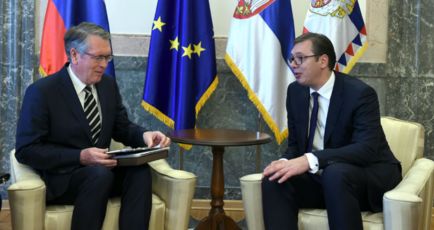 Вучић и Чепурин разговарали о програму посете председника Србије Русији