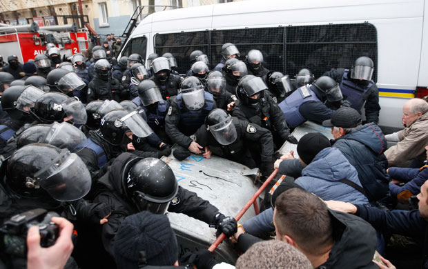 Руља ослободила Сакашвилија: Даћу свој живот за Украјину (ВИДЕО)