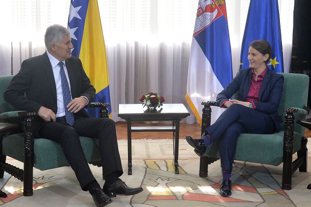 Брнабић: Са Председништвом БиХ, пре свега, о економским темама