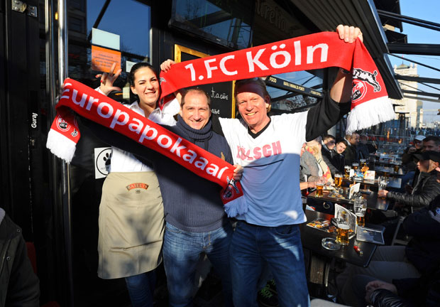Навијачи Келна у Београду се загревали по кафанама