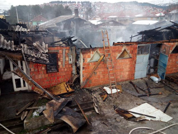 Пожар на пословном објекту Сарајка