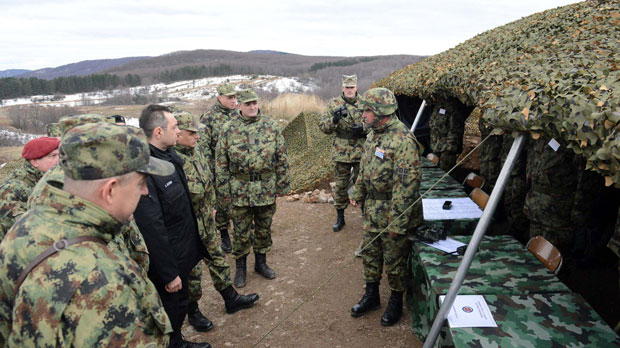 ОДРЖАНА ВЕЖБА  ЗИМА 2017; Вулин: Кфор ће остати једина војна формација на КиМ (ФОТО)
