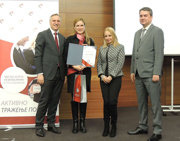 Сомбор: Признање за борбу против незапослености