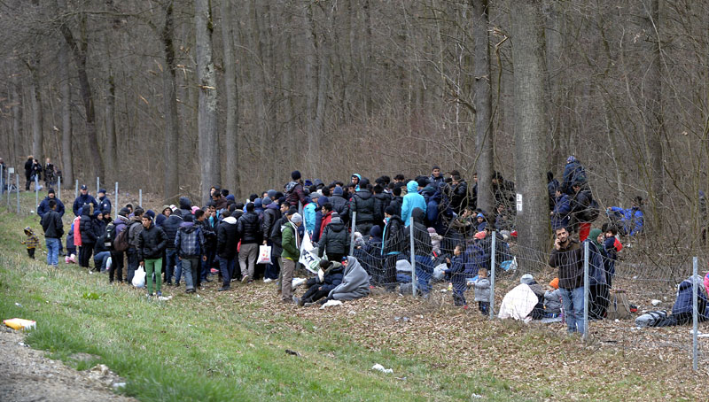 Шид: Протест миграната који траже да уђу у Хрватску