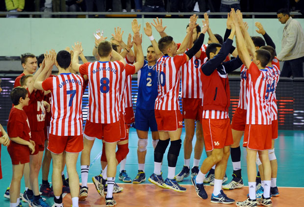 Одбојкаши Звезде повели против Радничког у полуфиналу Купа