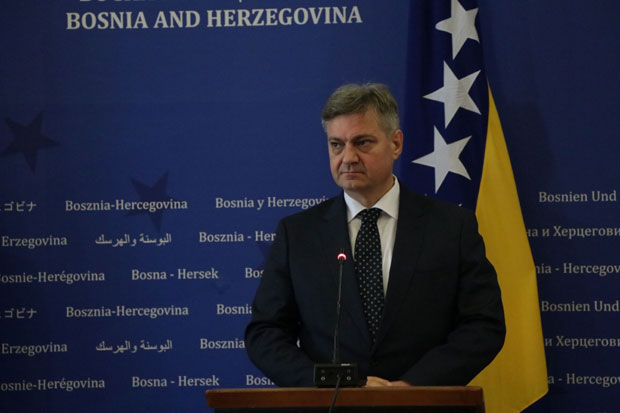 Звиздић: Нема дезинтеграције БиХ ни промене граница на западном Балкану