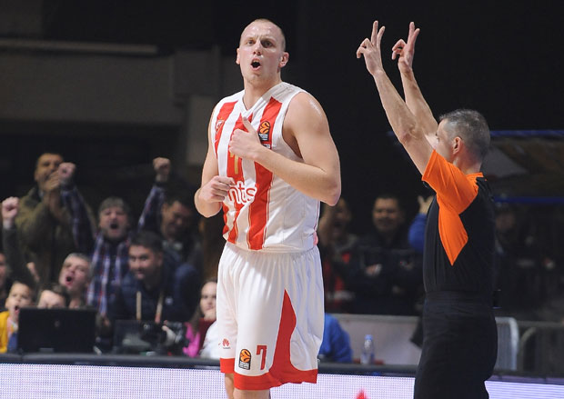 ВРЕДАН ТРИЈУМФ ЗВЕЗДЕ: Давидовац нокаутирао Жалгирис