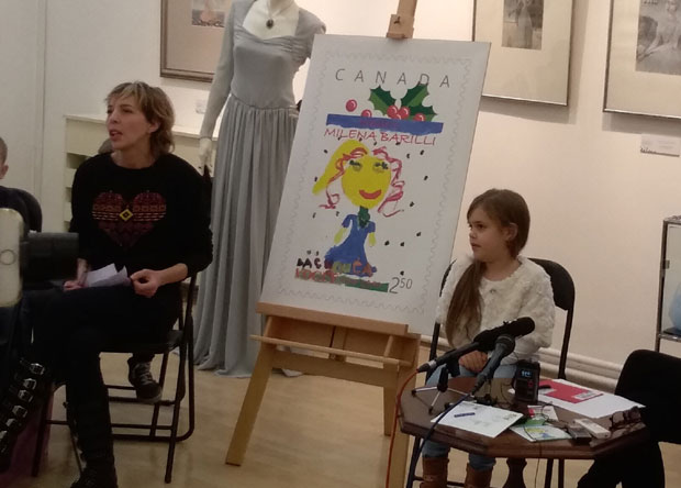 На поштанској маркици Канаде слика девојчице из Пожаревца (ФОТО)