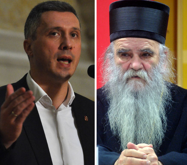 Обрадовић на Цетињу са Амфилохијем