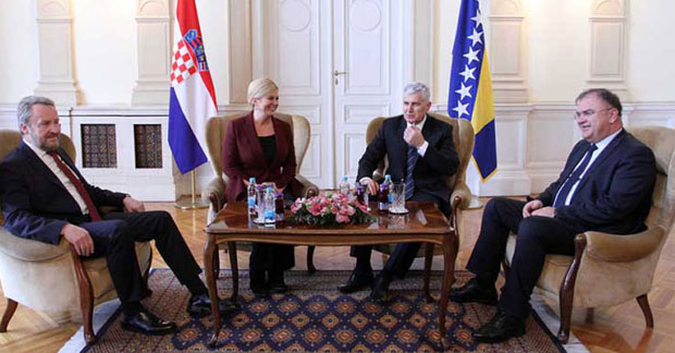 Колинду сачекали протести у Сарајеву