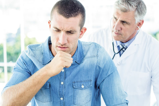 После две недеље кашљања на рендген