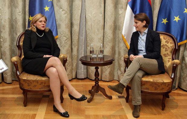 Брнабић захвалила европској комесарки за подршку Србији на путу ка ЕУ