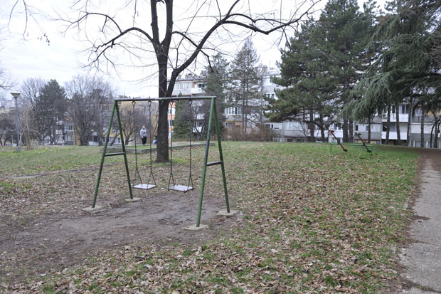 Уместо деце, у парку се играју пси