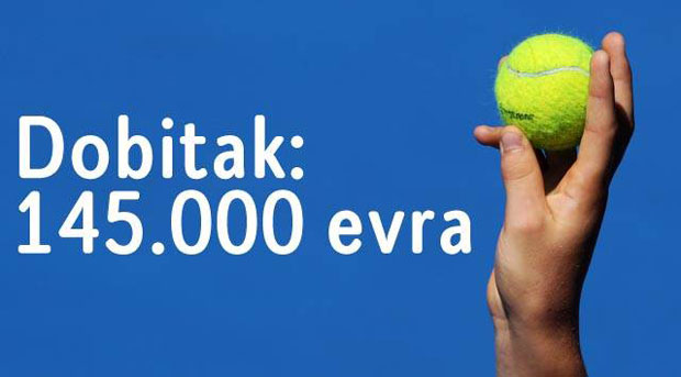ТЕНИСКО ЧУДО: Смедеревац на два тикета зарадио 145.000 евра!