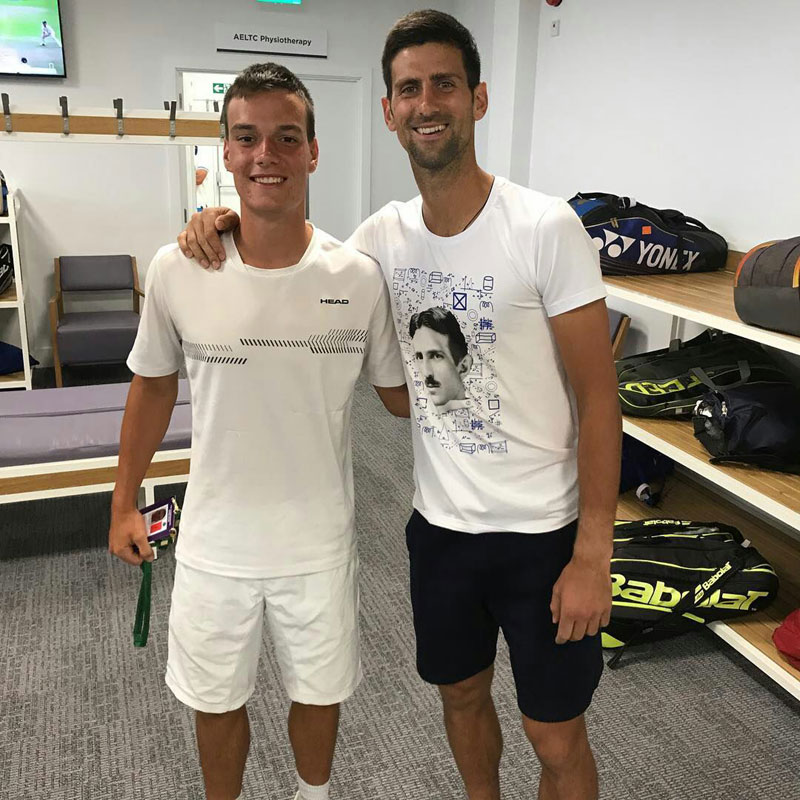 ЈАНКОВИМ СТОПАМА: Миладиновић догурао до завршнице јуниорског Аустралијан опена