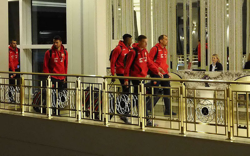 Фудбалери Звезде допутовали у Анталију