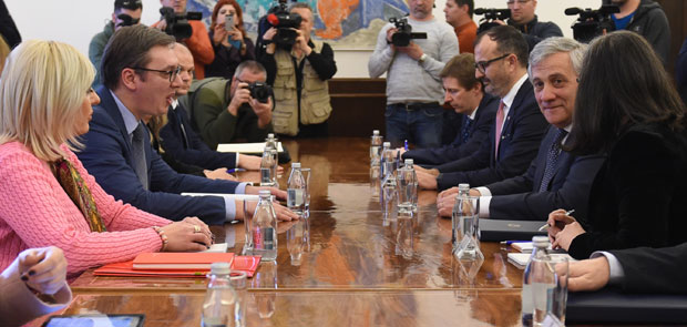 Вучић: Да је више Тајанија, где бисмо сада били...; Дачић захвалио на подршци ЕП