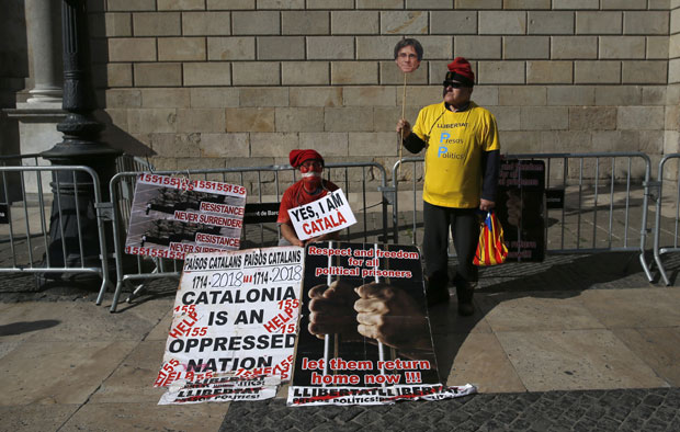 Притворени каталонски сецесионисти се жале УН 