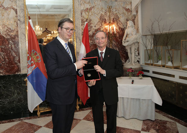 Председник Вучић са аустријским пословним људима