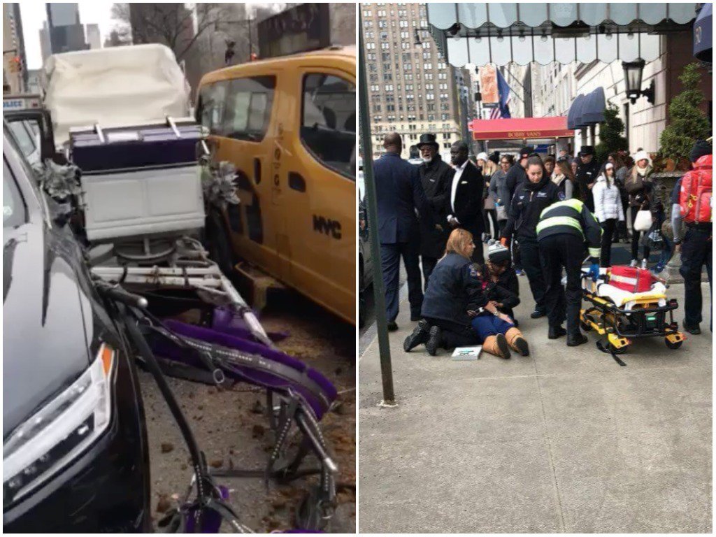 ЈУРЊАВА У ЊУЈОРКУ: Коњa уплашио кишобран па кренуо да бежи са кочијом